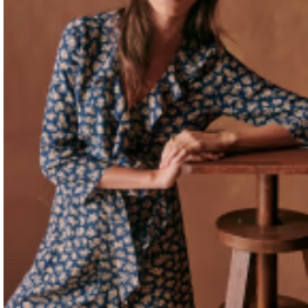 Sezane Asianne Dress Cara - Size 42 (US 10)
